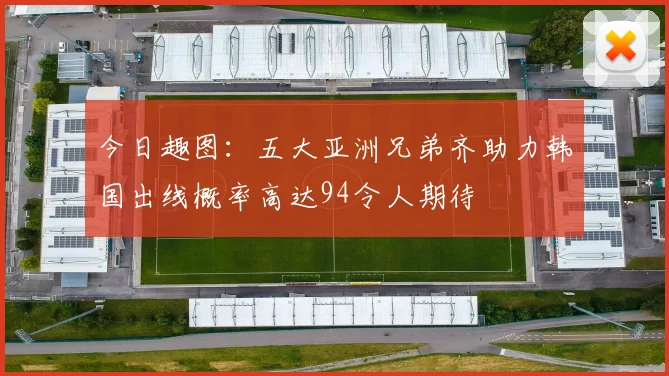 今日趣图：五大亚洲兄弟齐助力韩国出线概率高达94令人期待